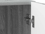 Bedside Cabinet 2 pcs Grey Sonoma 43 x 34.5 x 50 cm 894808