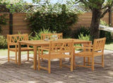 Garden Chairs 4 pcs Natural Solid Acacia Wood 3416303
