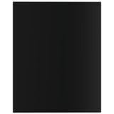 805199 Bookshelf Boards 8 pcs High Gloss Black 40x50x1,5 cm Engineered Wood