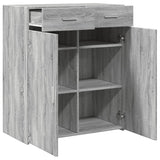 Sideboard Grey Sonoma 80x42.5x93 cm Engineered Wood 3281474