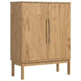 Sideboard FLORO Wax Brown 70 x 30 x 70.5 cm Solid Pine Wood 42011247