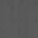 Garden Corner Sofas 2 pcs Grey Solid Wood Pine 805677