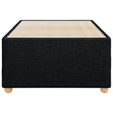 Bed Frame without Mattress Black Single Fabric 3284783