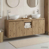 Bathroom Cabinet Set 3 pcs Artisan Oak 49.5 x 41 x 64.5 cm 3405636