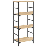 Bookshelf Sonoma Oak 50x33x117.5 cm Engineered Wood 835270