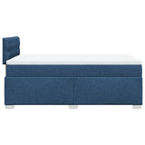 Box Spring Bed with Mattress Blue 120x200 cm Fabric 3285868