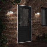 Outdoor LED Wall Lights 2pcs Black Die-cast Aluminium 4006277