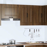 Kitchen Wall Cabinet Kalmar Brown Oak Engineered Wood 853544