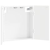 Dartboard Cabinet ALKMAAR High Gloss White Engineered Wood 896229