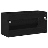 Bathroom Sink Cabinet Black Oak 100x38.5x48 cm Engineered Wood 862538