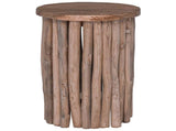 Stool Natural 30 x 30 x 45 cm Solid Teak Wood 42012387