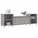 TV Cabinet Grey Sonoma 160x35x55 cm Engineered Wood 831338