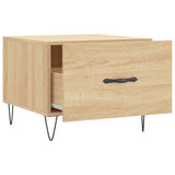 Coffee Tables 2 pcs Sonoma Oak 50x50x40 cm Engineered Wood 829387