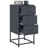 Bedside Cabinet Anthracite 36x39x78 cm Steel 846582