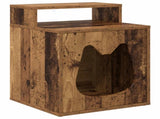 Cat House Old Wood 42.5 x 40 x 53.5 cm Engineered Wood 8000696