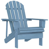 Garden Chair Blue Solid fir wood Medium Ergonomic 315875