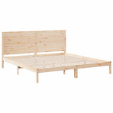 Extra Long Bed Frame without Mattress 180x210 cm Solid Wood 3309303