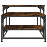 Coffee Table Smoked Oak 102x60x45 cm Engineered Wood 835316