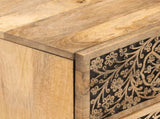Bedside Cabinet 40x33x46 cm Solid Wood Mango 358210
