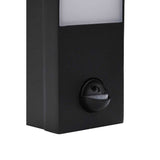 Outdoor LED Wall Lights with Sensors 2pcs Black Die-cast Aluminium 4006263