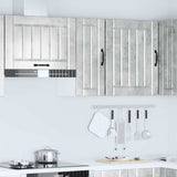 Kitchen Wall Cabinet Lucca Concrete Grey Engineered Wood 853781