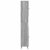 Bathroom Cabinet with Open Shelf BREDA Grey Sonoma 897481