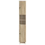 Bathroom Cabinet with Open Shelf EDE Sonoma Oak 895937