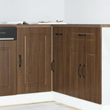 Kitchen Base Cabinet Kalmar Brown Oak Engineered Wood 854325