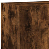 5 Piece TV Wall Cabinets Smoked Oak Engineered Wood 3216562