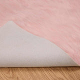 Faux Sheepskin Rug TAFALLA Pink 200 x 280 cm Polyester 42021551