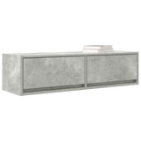 TV Cabinet Concrete grey 100 x 31 x 25.5 cm Engineered wood 861529