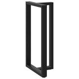 Bar Table Legs T-Shaped 2 pcs Black 60x35x cm Steel 4013104