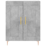 Highboard Concrete Grey 69.5x34x180 cm Engineered Wood 3199677