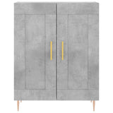 Highboard Concrete Grey 69,5x34x180 cm Engineered Wood 3199677