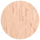Table Top 80x2.5 cm Round Solid Wood Beech 355918