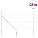 Welded Wire Fence with Spikes 25 x 1.5 m 3351437