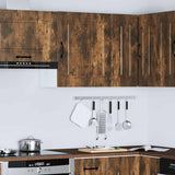 Kitchen Wall Cabinet Kalmar Smoked Oak Engineered Wood 853567