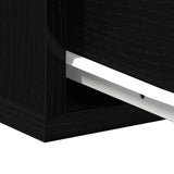 Bedside Cabinet 2 pcs Black Oak 40 x 30 x 30 cm Engineered Wood 862460