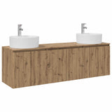 Bathroom Cabinet Set 3 pcs Artisan Oak 49.5 x 44.5 x 65 cm 3405676
