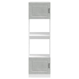 Oven Cabinets 2 pcs Kalmar Concrete Grey Engineered Wood 3315035