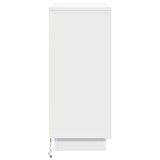 LED Sideboard White 90 x 32 x 75 cm Engineered Wood 869674