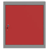 Tool Cabinet with Shelf Red and Grey 50 x 20 x 55 cm Steel 4103470