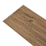 Self-adhesive PVC Flooring Planks 5.21 m 2 mm Walnut Brown 330177