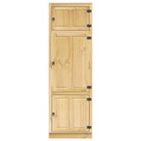 Cabinet SKI Honey Brown 66 x 58 x 207 cm Solid Pine Wood 42007572