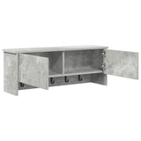 Wall-Mounted Coat Rack with Shelf Concrete Grey 80 x 20 x 30 cm 874342