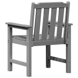 Garden Dining Chair 4 pcs Light Grey 65.5 x 55.5 x 88cm Plastic 3335797