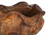 Fruit Bowl JEPARA Teak Brown 35 cm Solid Teak Wood 42010345