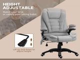 Office Chair, Ergonomic Fabric Desk Chair with 6-Point Massage and Back Heated, Arms, Lumbar T3398P328196