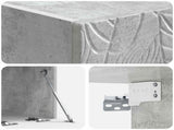 Wall-Mounted TV Cabinet 59.5 x 41 x 30 cm Concrete Grey 898848