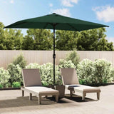 Parasol Green Polyester, Steel 200 x 300 cm Foldable Parasol 40771